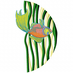 Fishes Embroidery Design 2 Fishes Embroidery Design 2